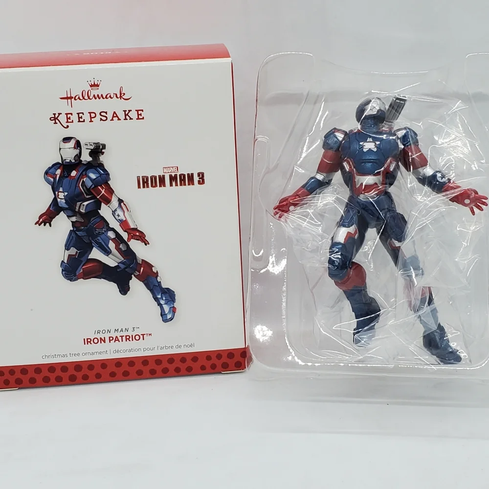 HALLMARK 2013 IRON MAN 3 SUPER HERO IRON PATRIOT MARVEL NEW NIB ORNAMENT CHRISTM - Picture 6 of 7